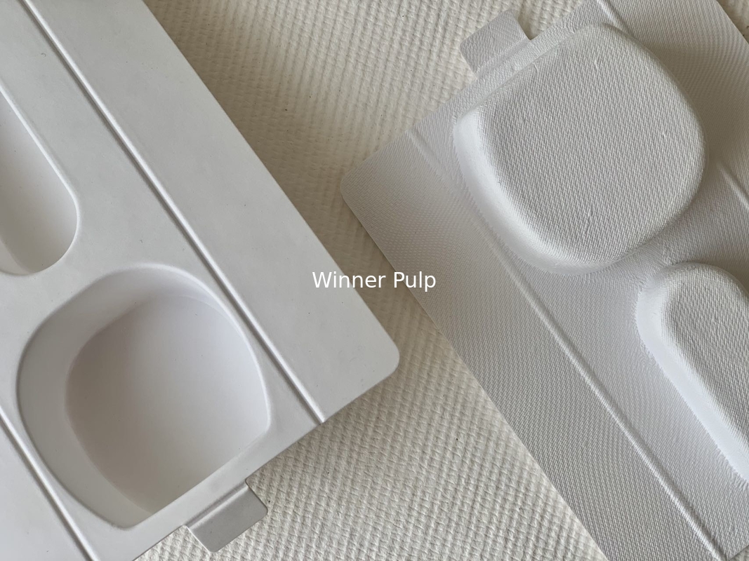 1.3mm Thermoformed Pulp Packaging Molded Pulp Sustainable Thinwall Packaging