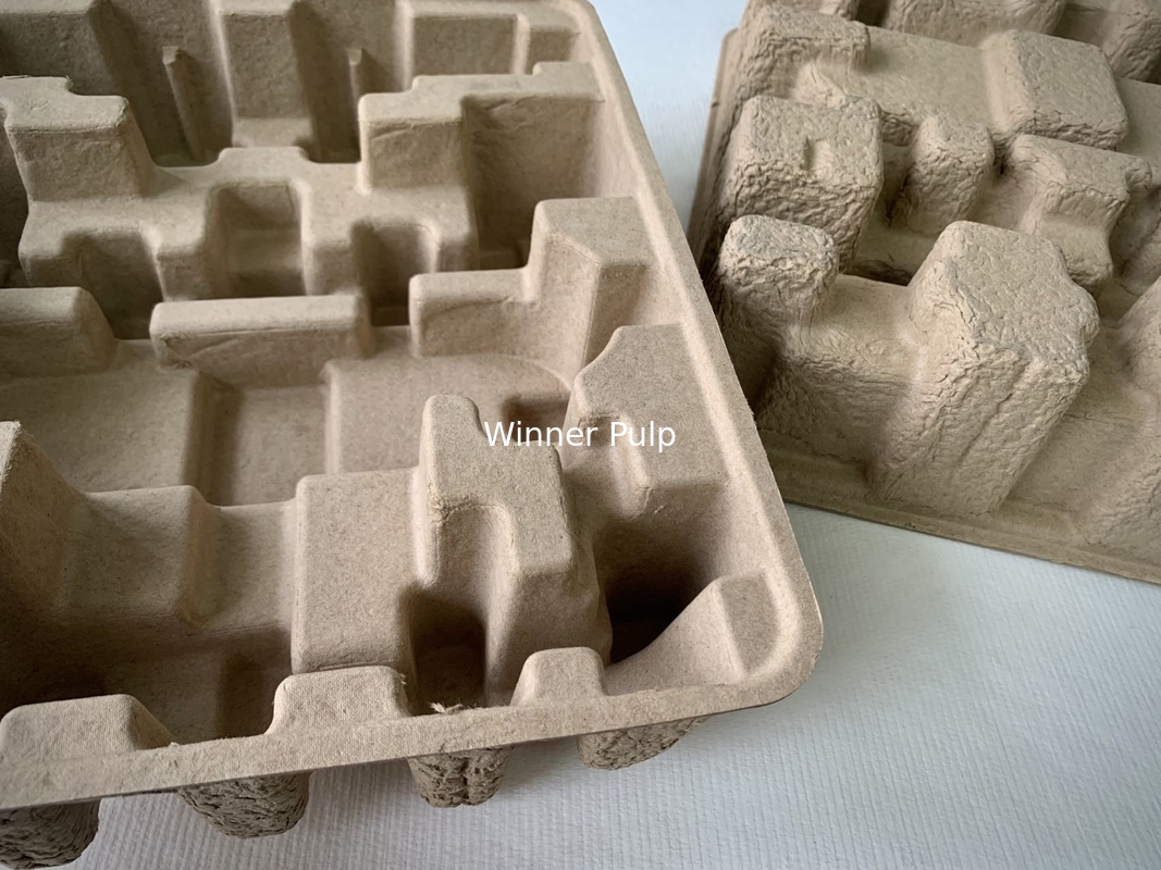 Traditional Dry Press Molded Pulp Egg Carton Cushioning Industrial