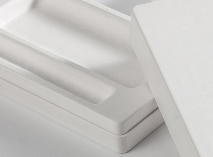 Trimmed Moulded Paper Packaging Sustainable Wet Press Pulp Tray 100% ...