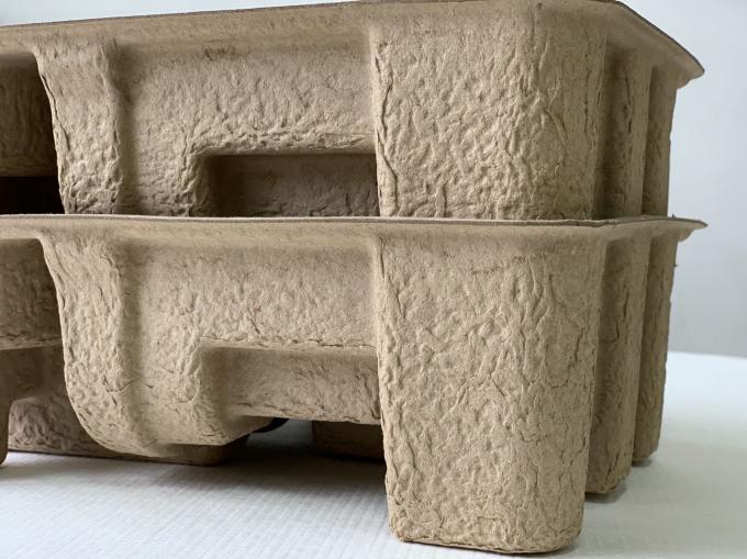 RoHS Dry Press Molded Pulp Conventional Industrial Packaging With Clean ...