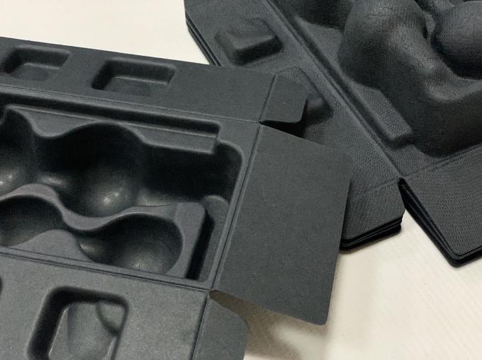 Recyclable Thermoformed Molded Pulp Complex Colored Processed